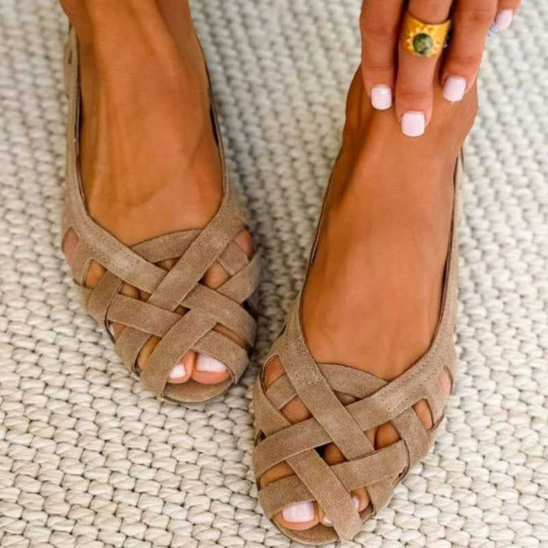 Intrecciati Colourful Woven Sandals - Beige