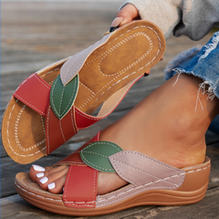 Odette Slip-On Comfort Sandals - Pink