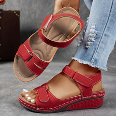 Célina Trendy Orthopaedic Sandal - Red
