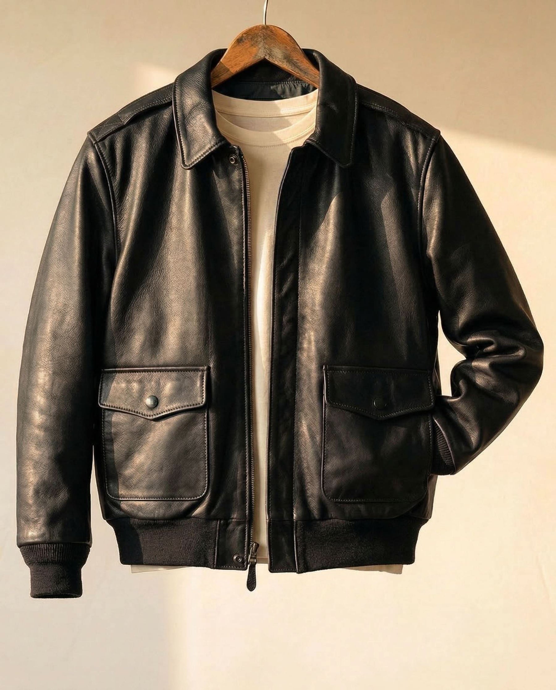 LEONARD TIMELESS LEATHER JACKET