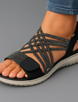 Levila Orthopaedic Sandals - Black