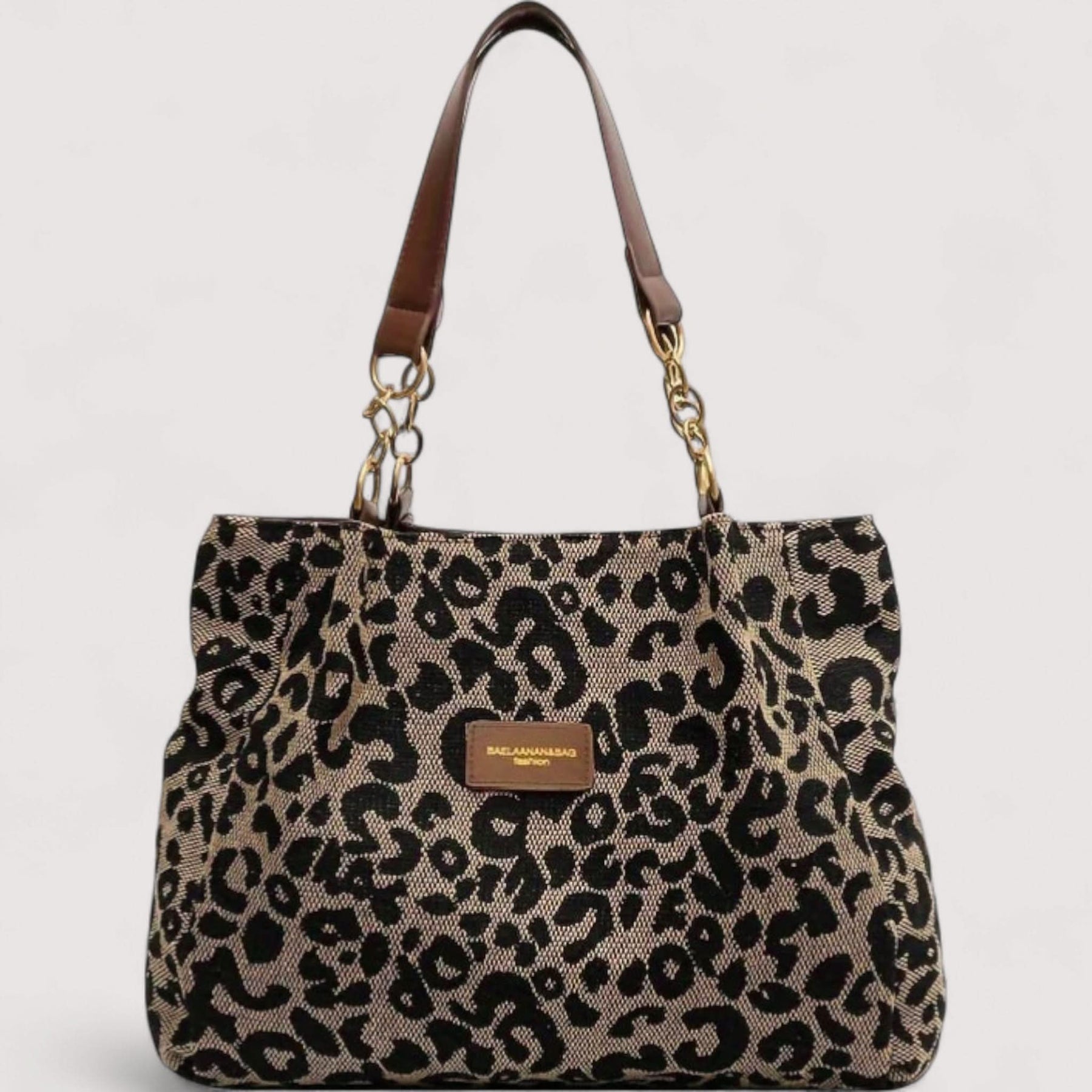 AGNES™ LEOPARD CANVAS BAG