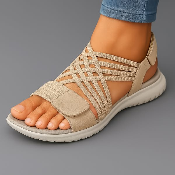 Levila Orthopaedic Sandals - Beige
