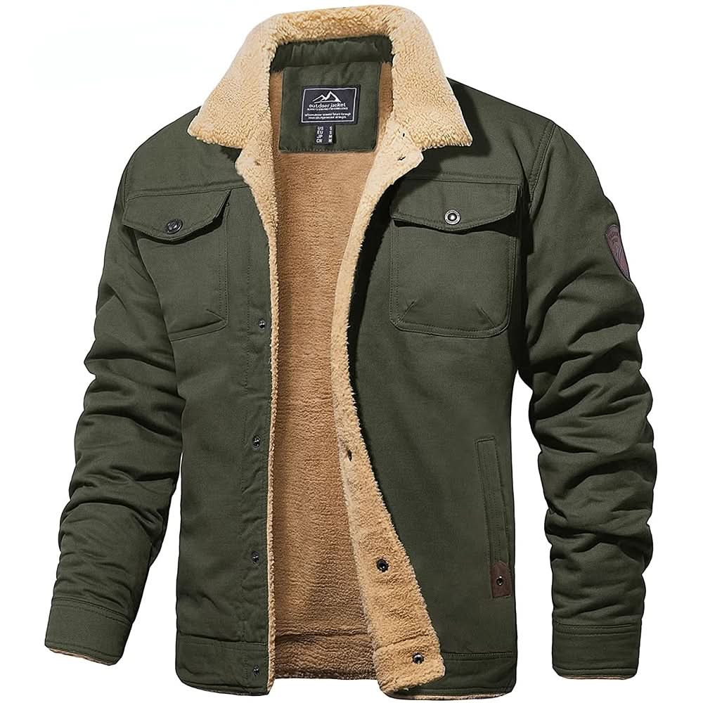 CASEY | FLEECE BOMBER JACKET