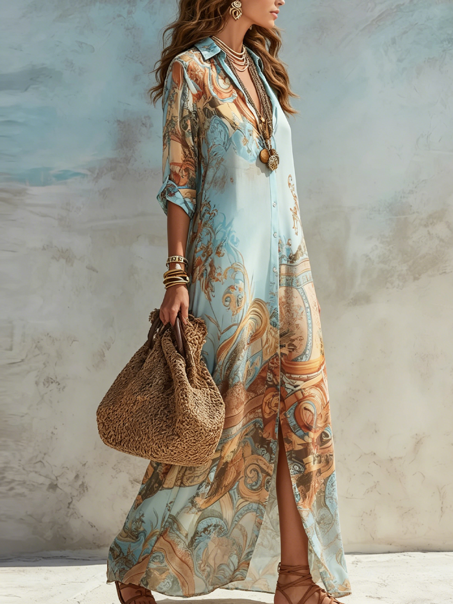 Serena Chemisier Dress - styled
