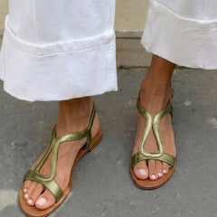 Louise Summer Sandals - Green