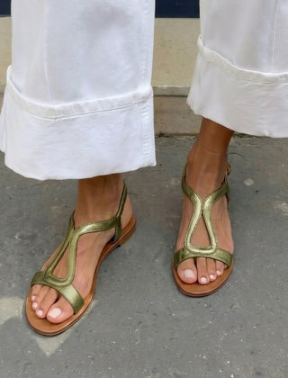 Louise Summer Sandals - Green