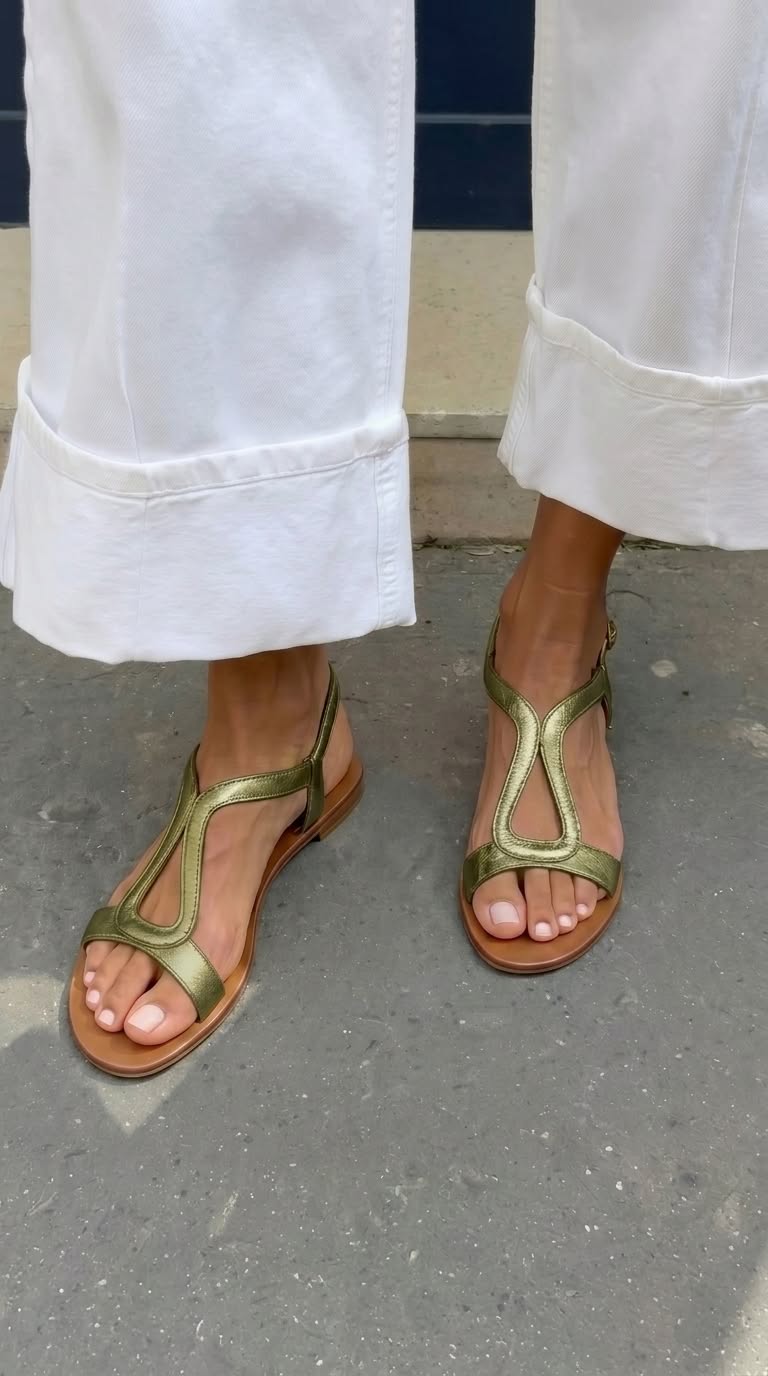 Louise Summer Sandals - Green