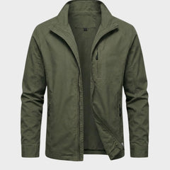 Corvane - Stand Collar Zip Jacket Cool Weather Layering — view 5 of 6