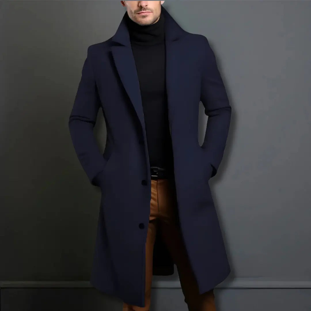 Denholt - Full Length Overcoat For Cold Weather — view 7 of 9