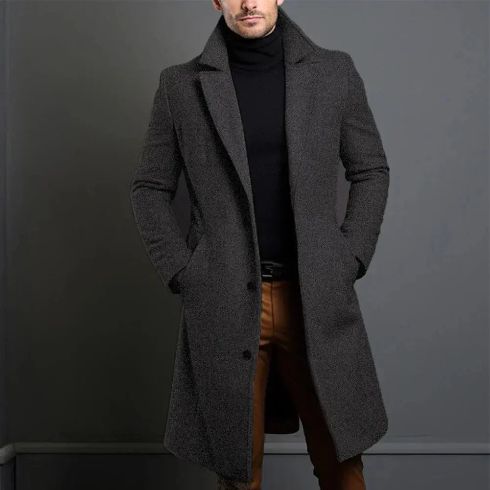 Denholt - Full Length Overcoat For Cold Weather — view 8 of 9