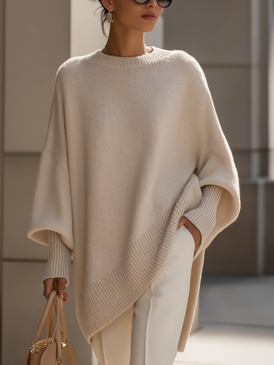 Drapella - Oversized Wool Blend Jumper Casual Layering