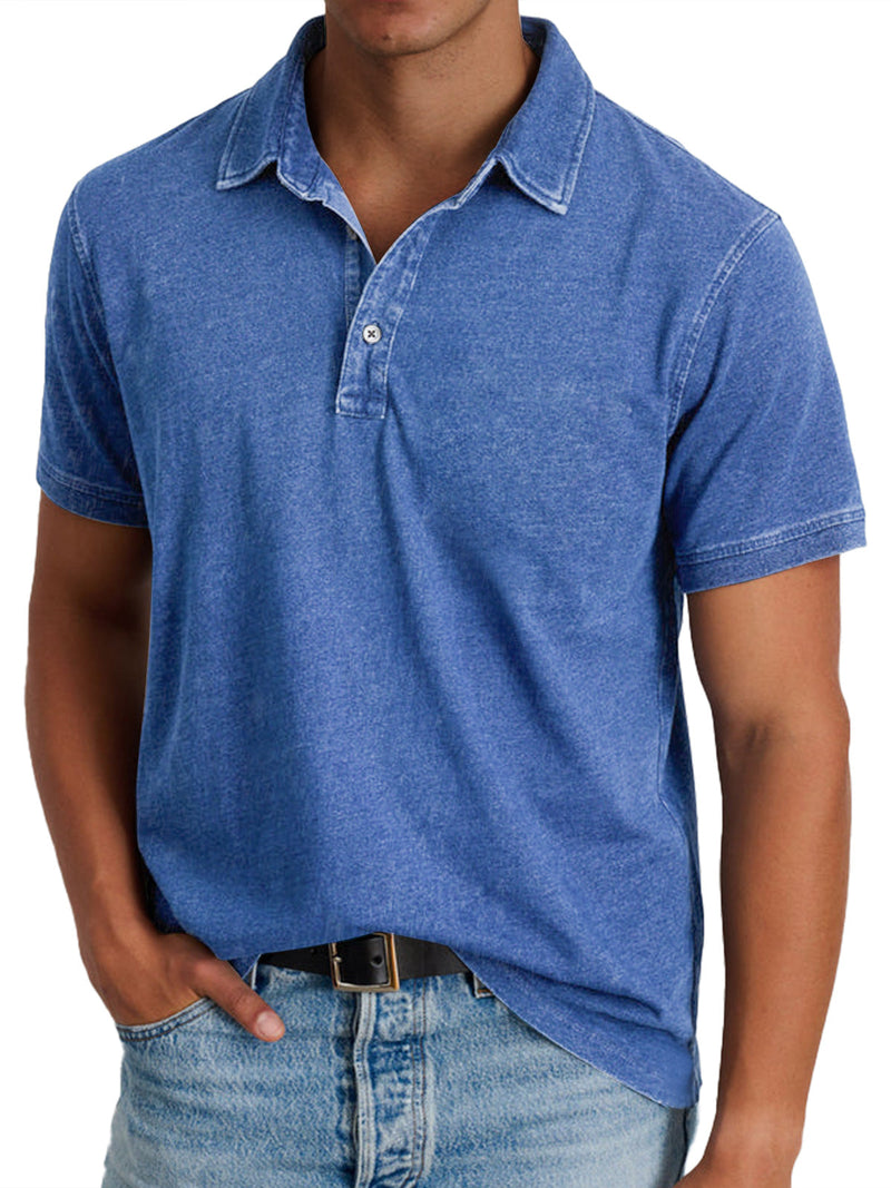 Halden - Structured Collar Polo Shirt Smart Casual Wear