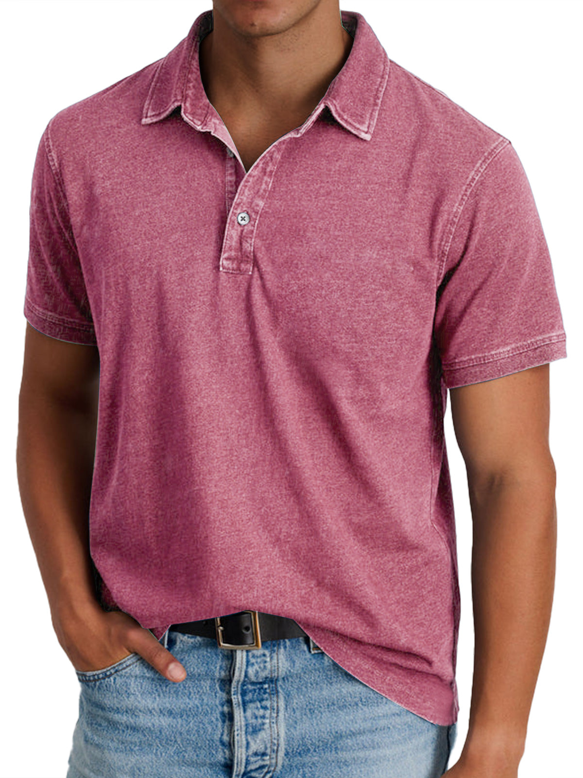 Halden - Structured Collar Polo Shirt Smart Casual Wear — view 10 of 10