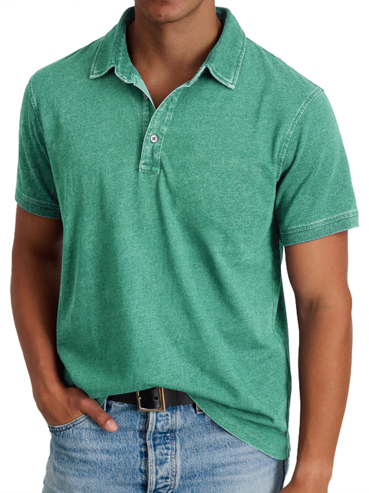 Halden - Structured Collar Polo Shirt Smart Casual Wear — view 2 of 10