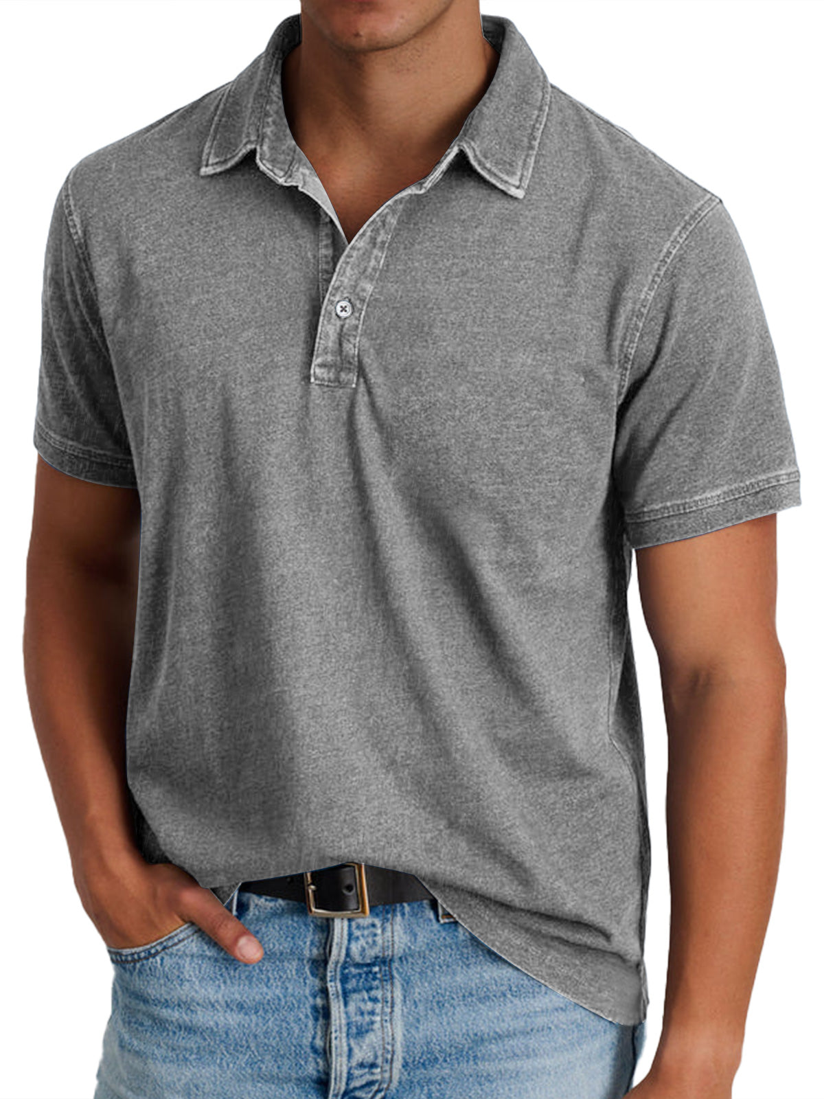 Halden - Structured Collar Polo Shirt Smart Casual Wear — view 3 of 10