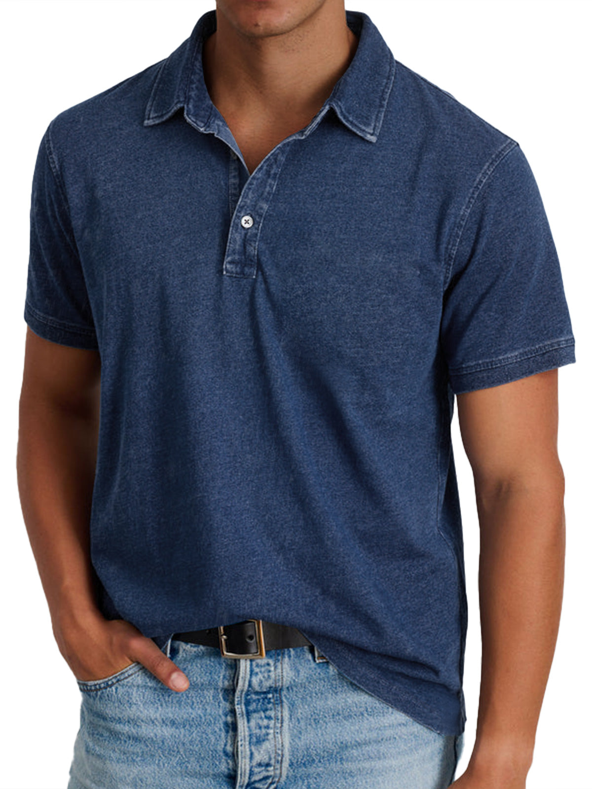 Halden - Structured Collar Polo Shirt Smart Casual Wear — view 4 of 10