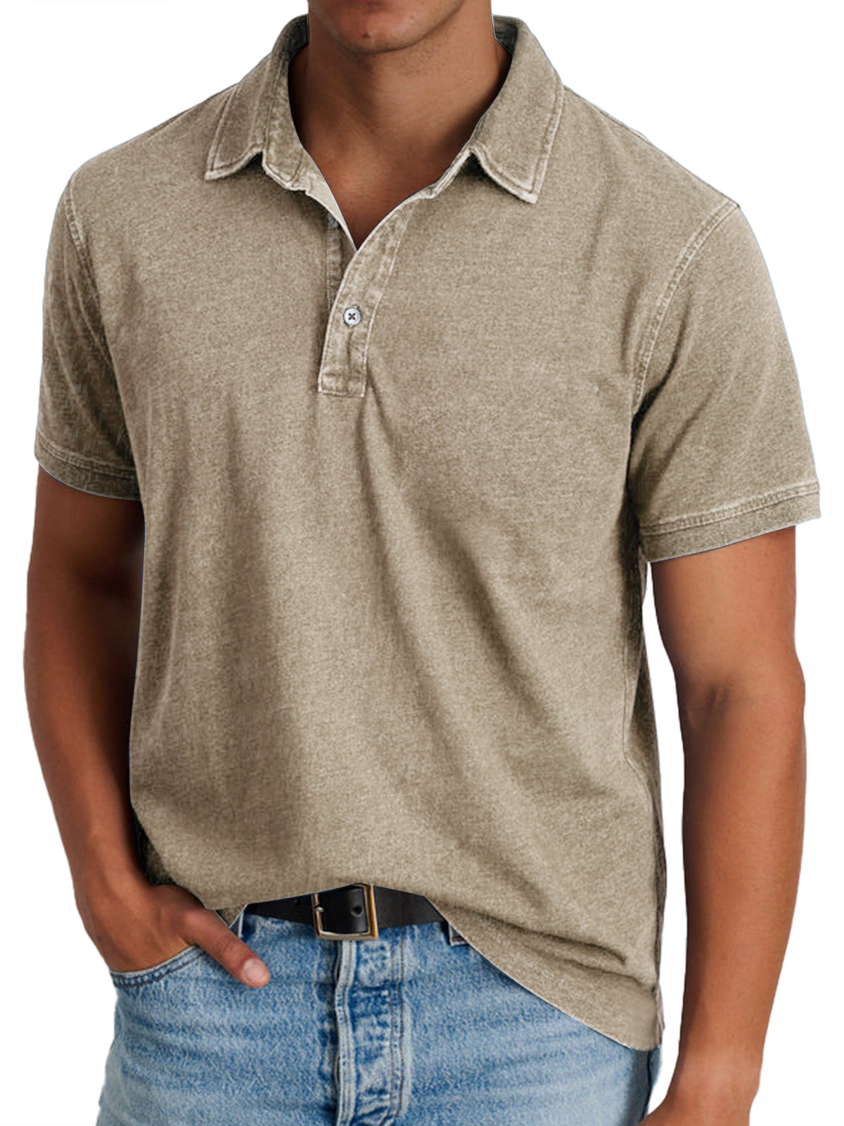 Halden - Structured Collar Polo Shirt Smart Casual Wear — view 6 of 10
