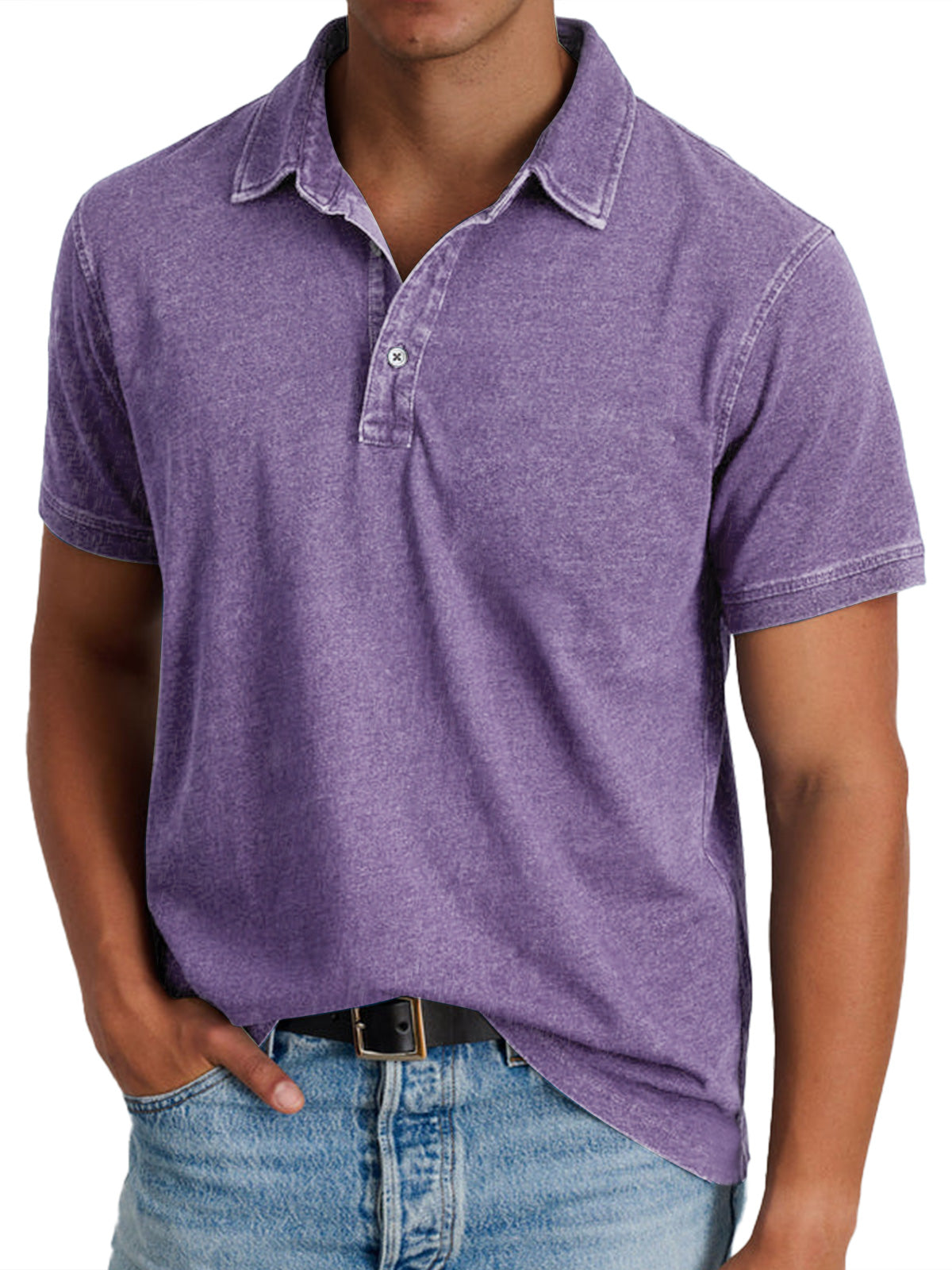 Halden - Structured Collar Polo Shirt Smart Casual Wear — view 9 of 10