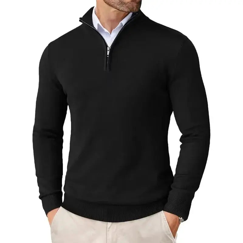 Halvent - Half Zip Sweater Smart Casual Wear