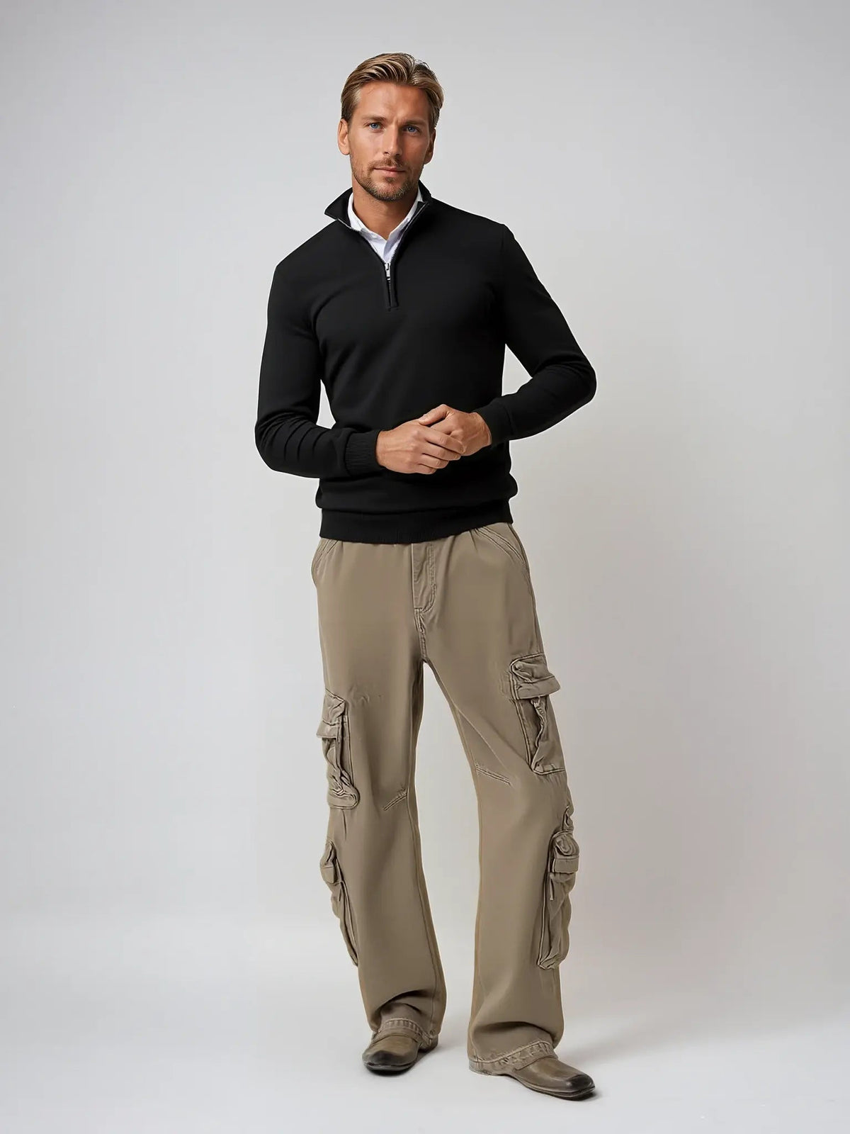 Halvent - Half Zip Sweater Smart Casual Wear — view 2 of 10