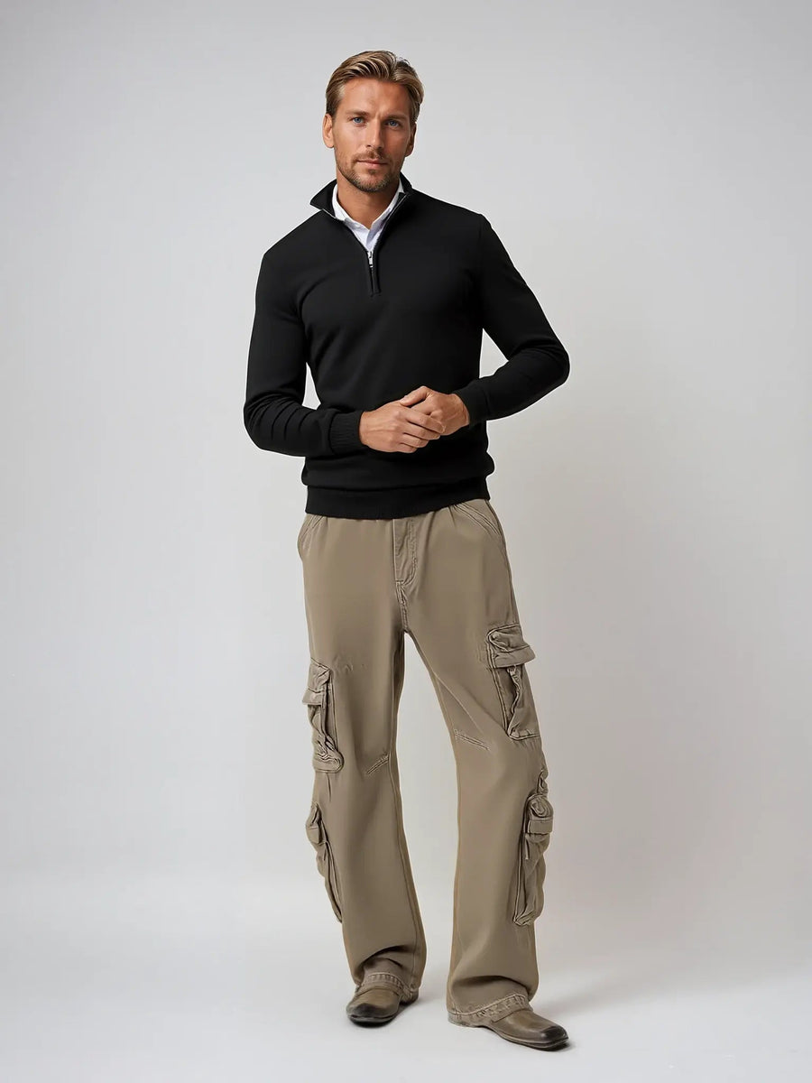 Halvent - Half Zip Sweater Smart Casual Wear — view 2 of 10