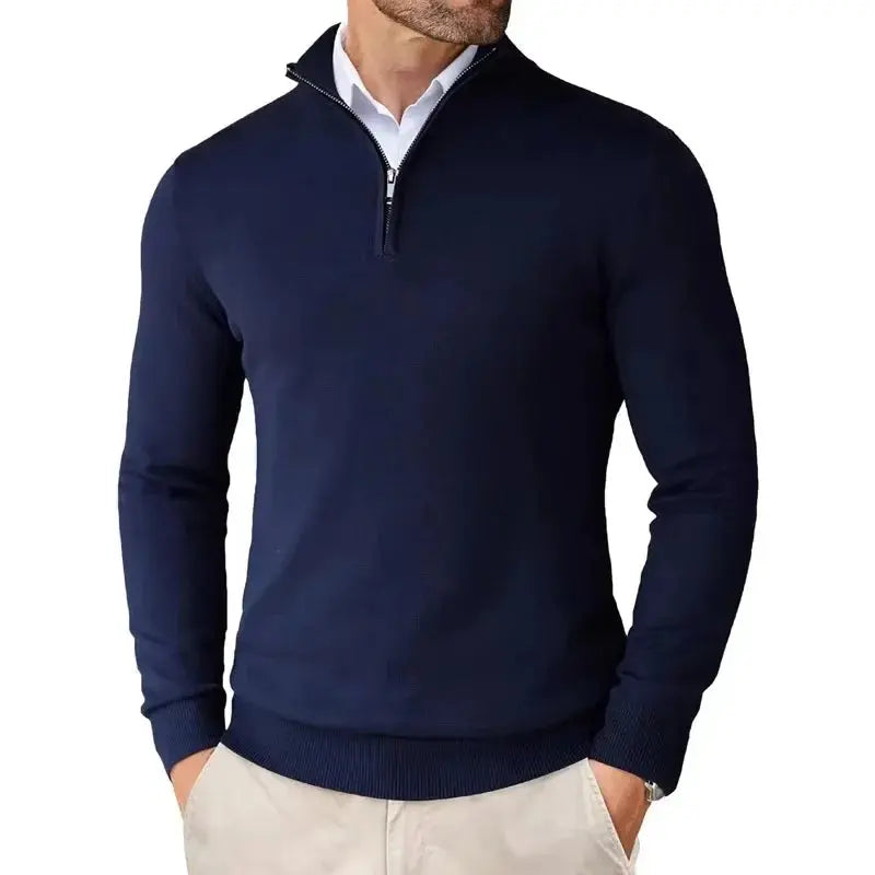 Halvent - Half Zip Sweater Smart Casual Wear — view 4 of 10
