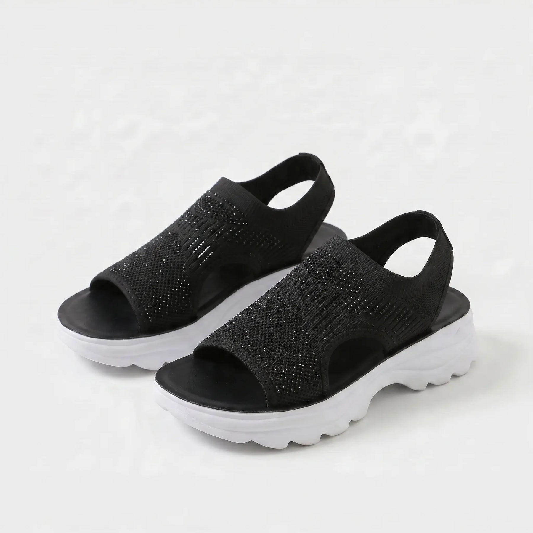 Norma Non-Slip Orthopaedic Sandals - Black