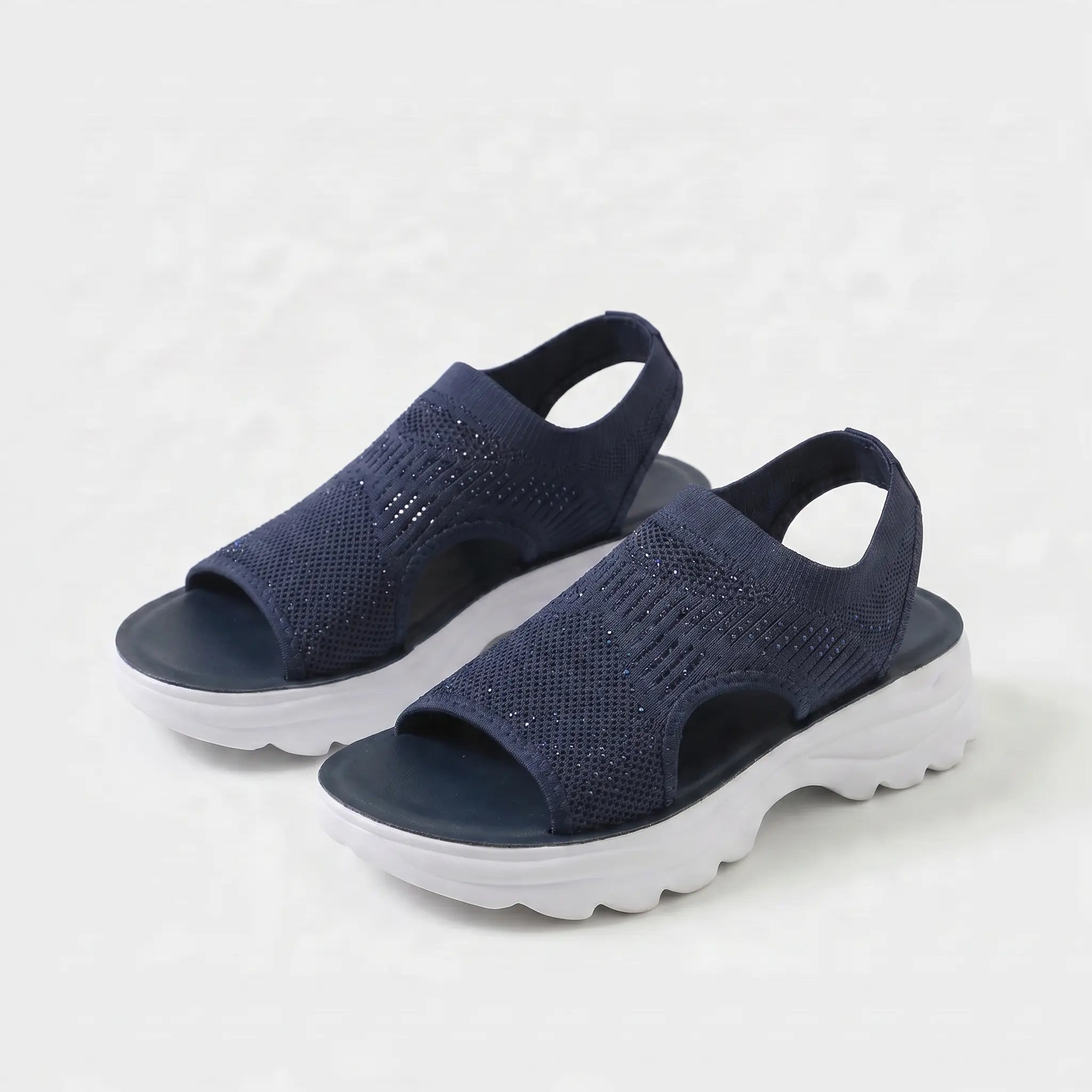 Norma Non-Slip Orthopaedic Sandals - Navy