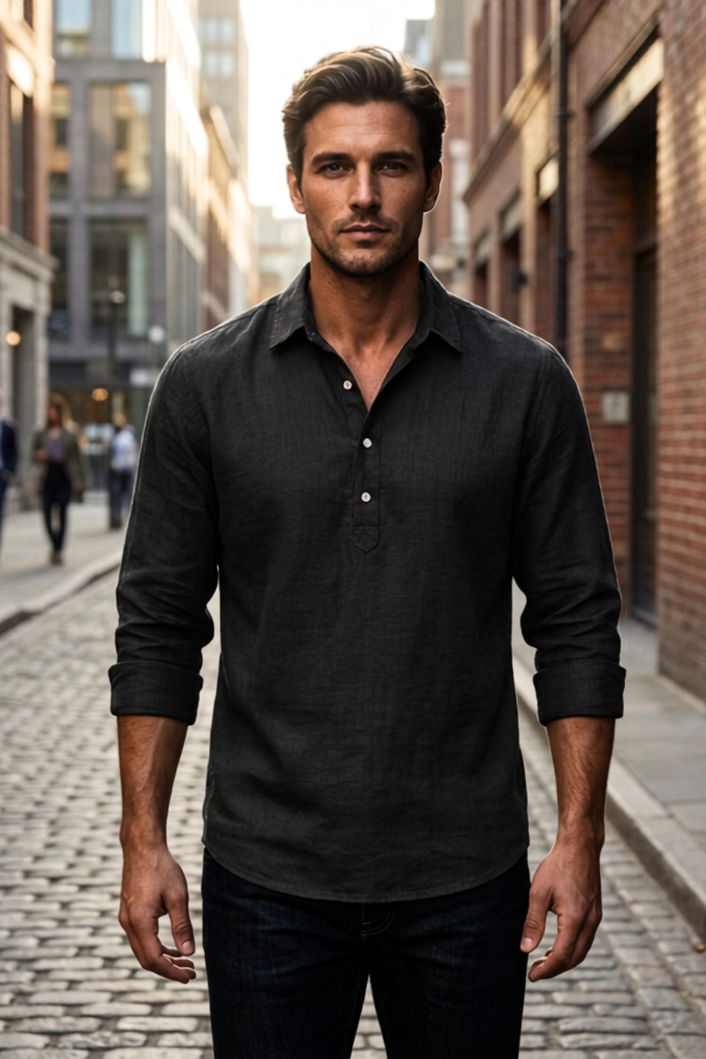 Kenmoor - Kent Collar Shirt Smart Casual Styling — view 10 of 10