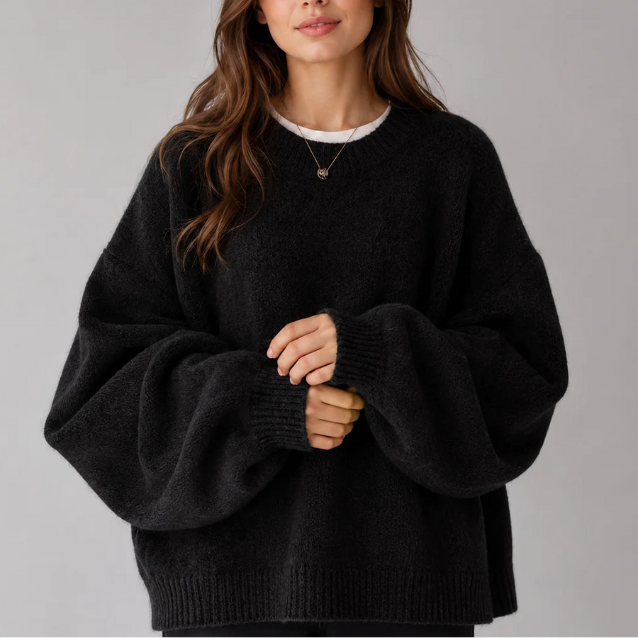 Thornbury - Oversized Crew Neck Jumper Everyday Layering