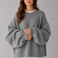 Thornbury - Oversized Crew Neck Jumper Everyday Layering — view 4 of 8