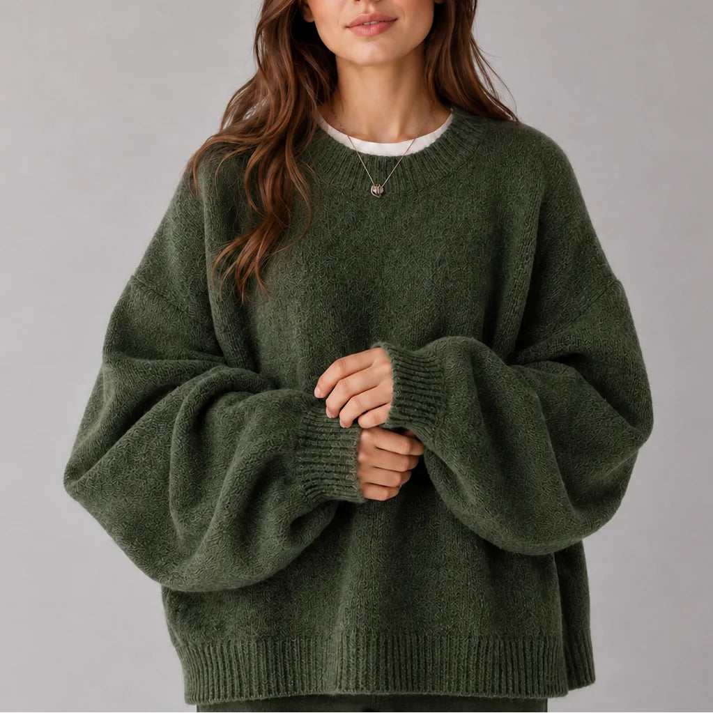Thornbury - Oversized Crew Neck Jumper Everyday Layering — view 5 of 8