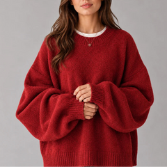 Thornbury - Oversized Crew Neck Jumper Everyday Layering — view 6 of 8