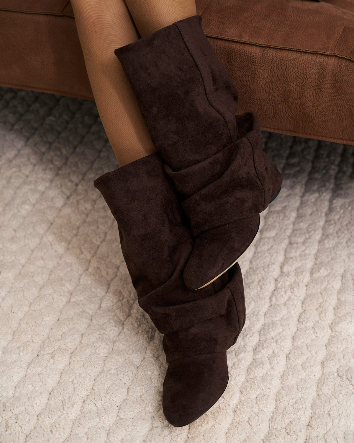 Verlana - Slouch Silhouette Knee Boots Everyday Wear — view 2 of 6