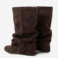 Verlana - Slouch Silhouette Knee Boots Everyday Wear — view 3 of 6