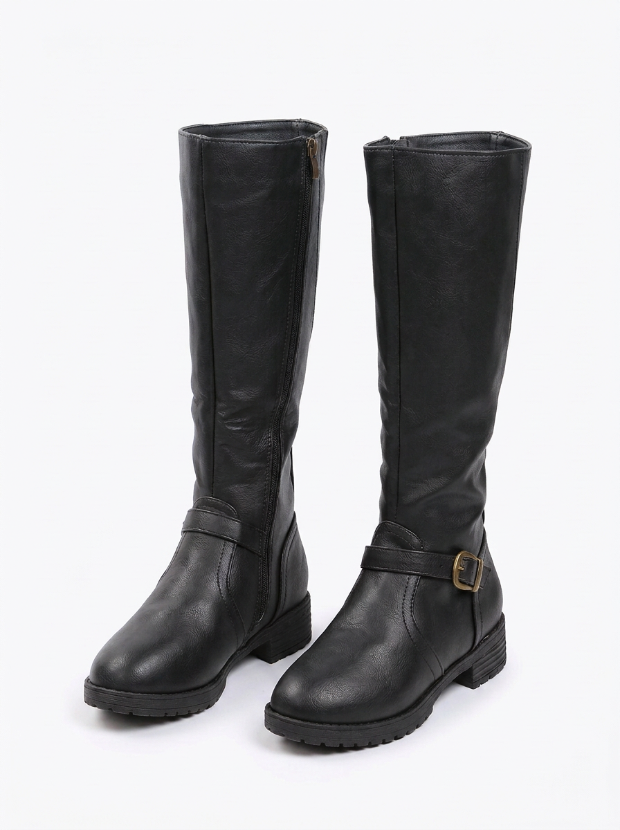 Verlenne - Tall Buckle Boots Smart Casual Styling — view 2 of 6