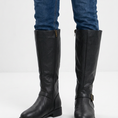 Verlenne - Tall Buckle Boots Smart Casual Styling — view 3 of 6
