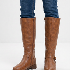 Verlenne - Tall Buckle Boots Smart Casual Styling — view 4 of 6